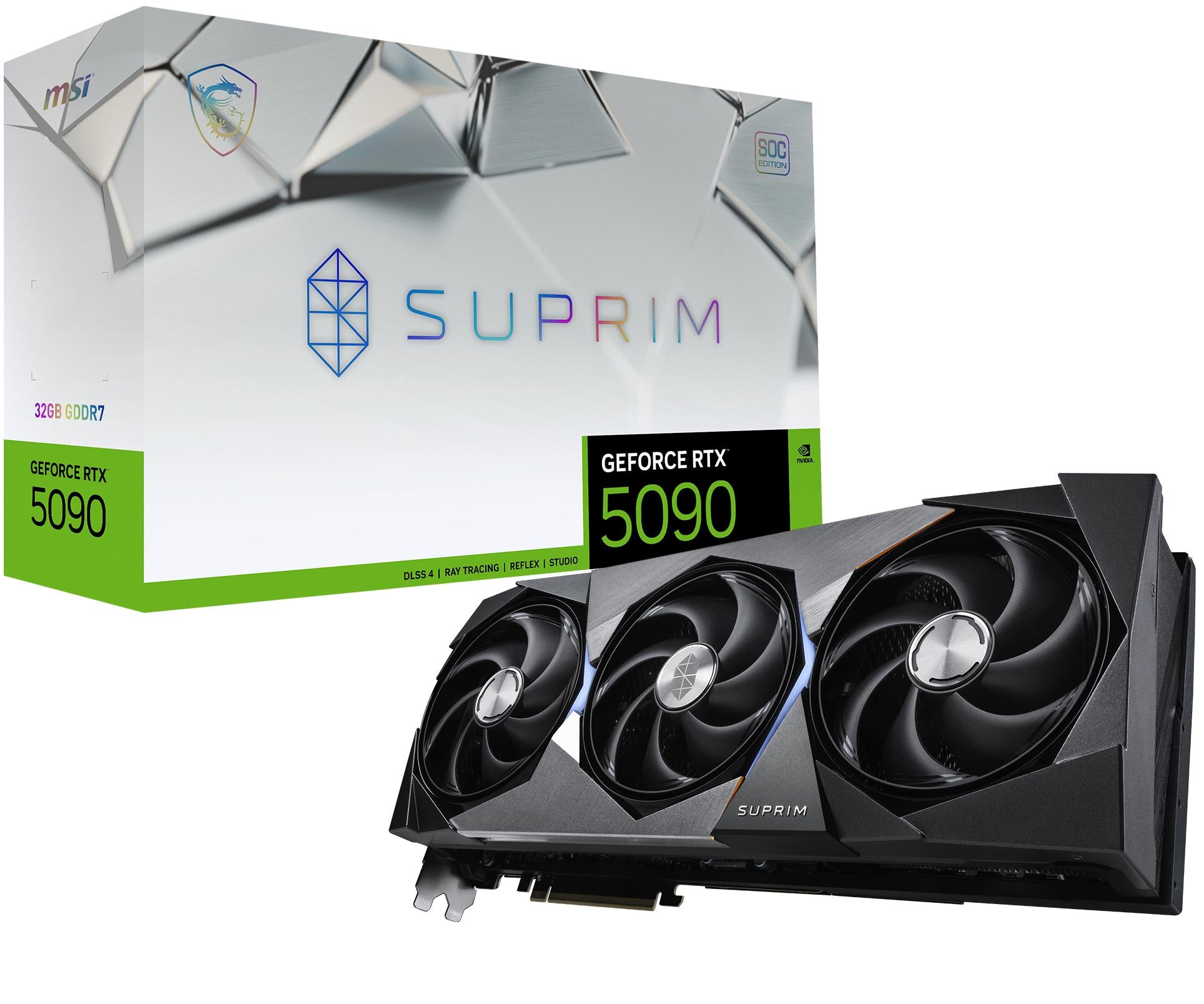 Msi Geforce Rtx 5090 32g Suprim Soc Grafikkort Geekd Dk