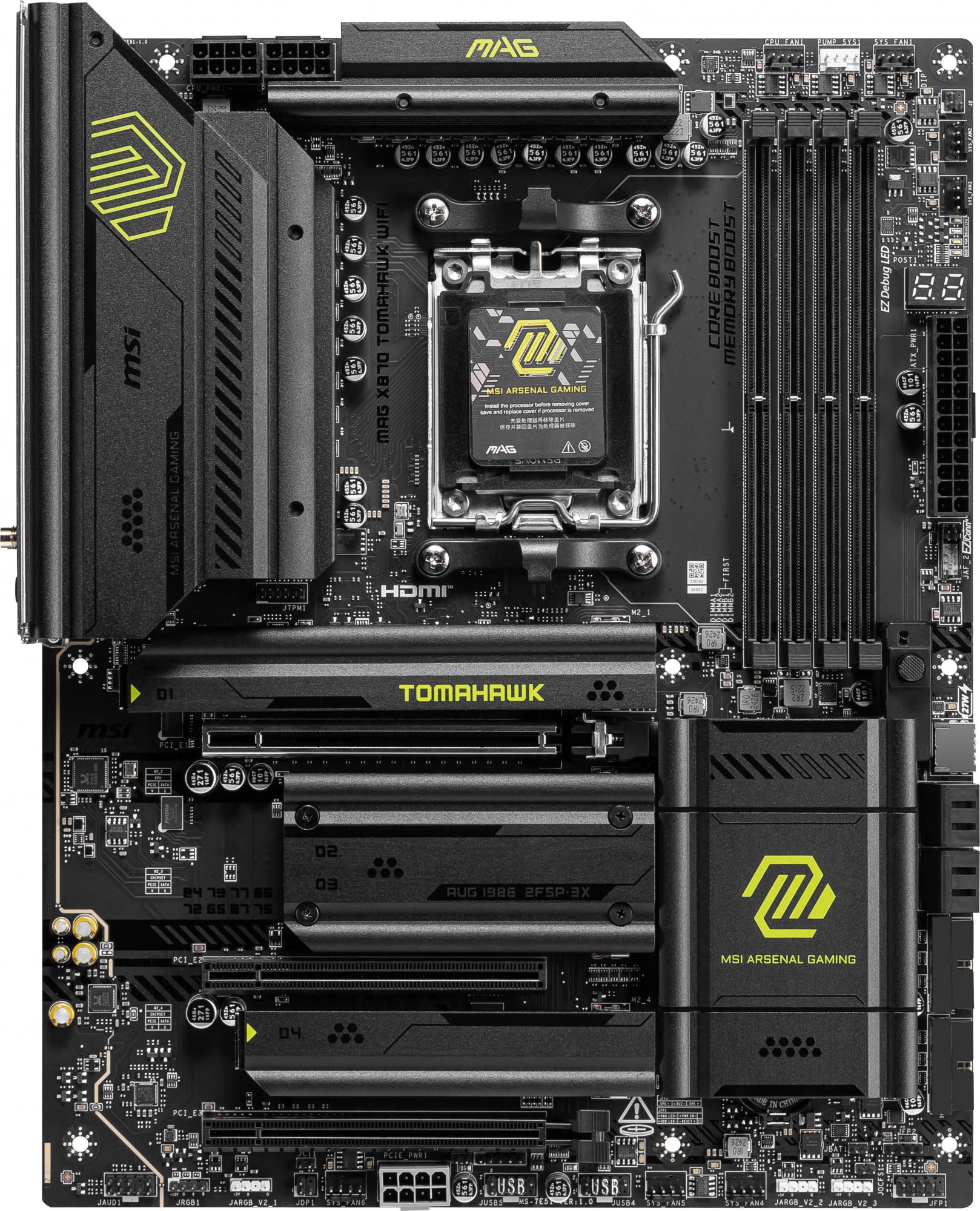Msi Mag X870 Tomahawk Wifi Atx Socket Am5 Amd X870