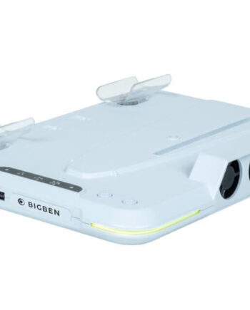 Nacon Charging Station Med Fan Rgb Usb Hub Fan  Hvid Ps5 Slim Charging Dock Geekd Dk