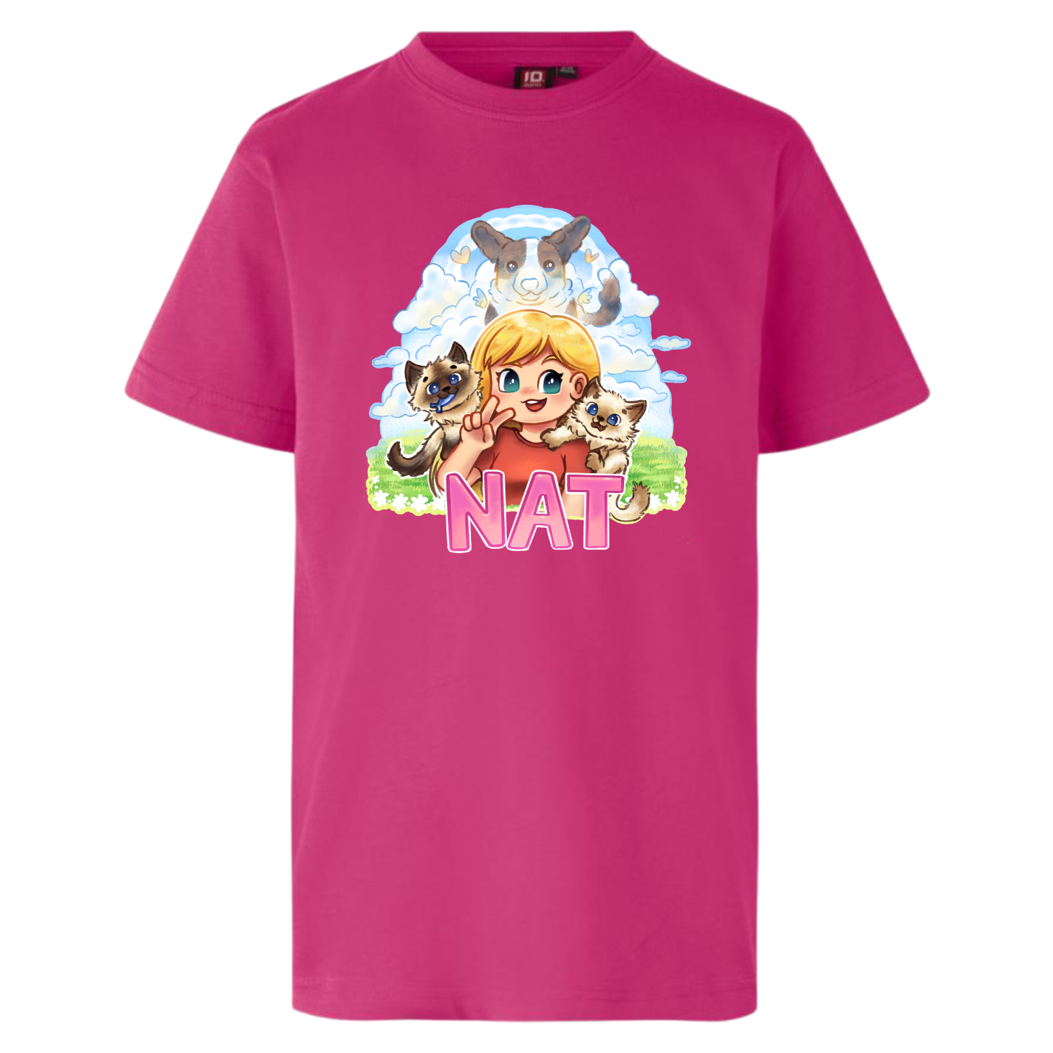 Nat Kæledyr Tee -shirt Geekd Dk