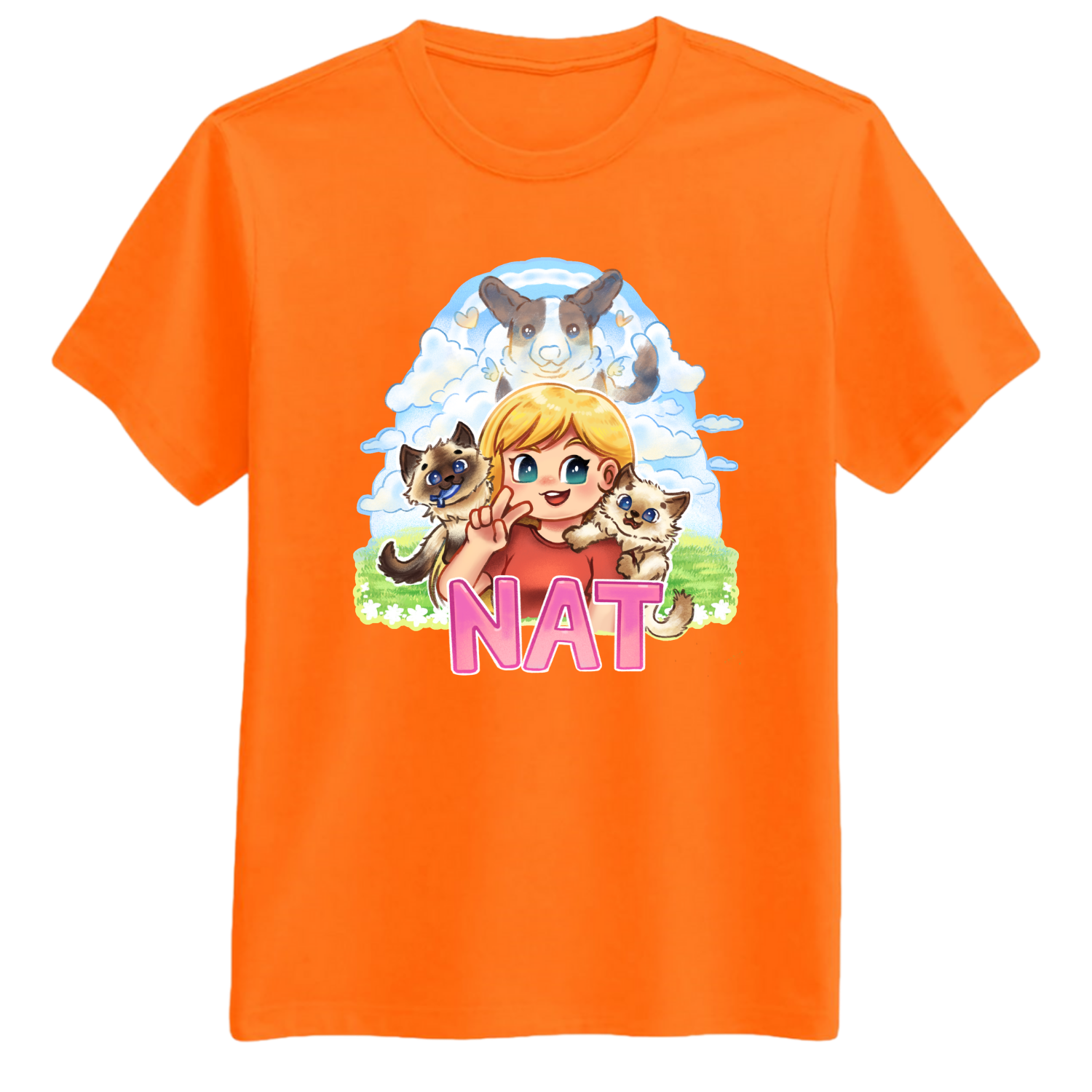 Nat Kæledyr Tee -shirt Geekd Dk