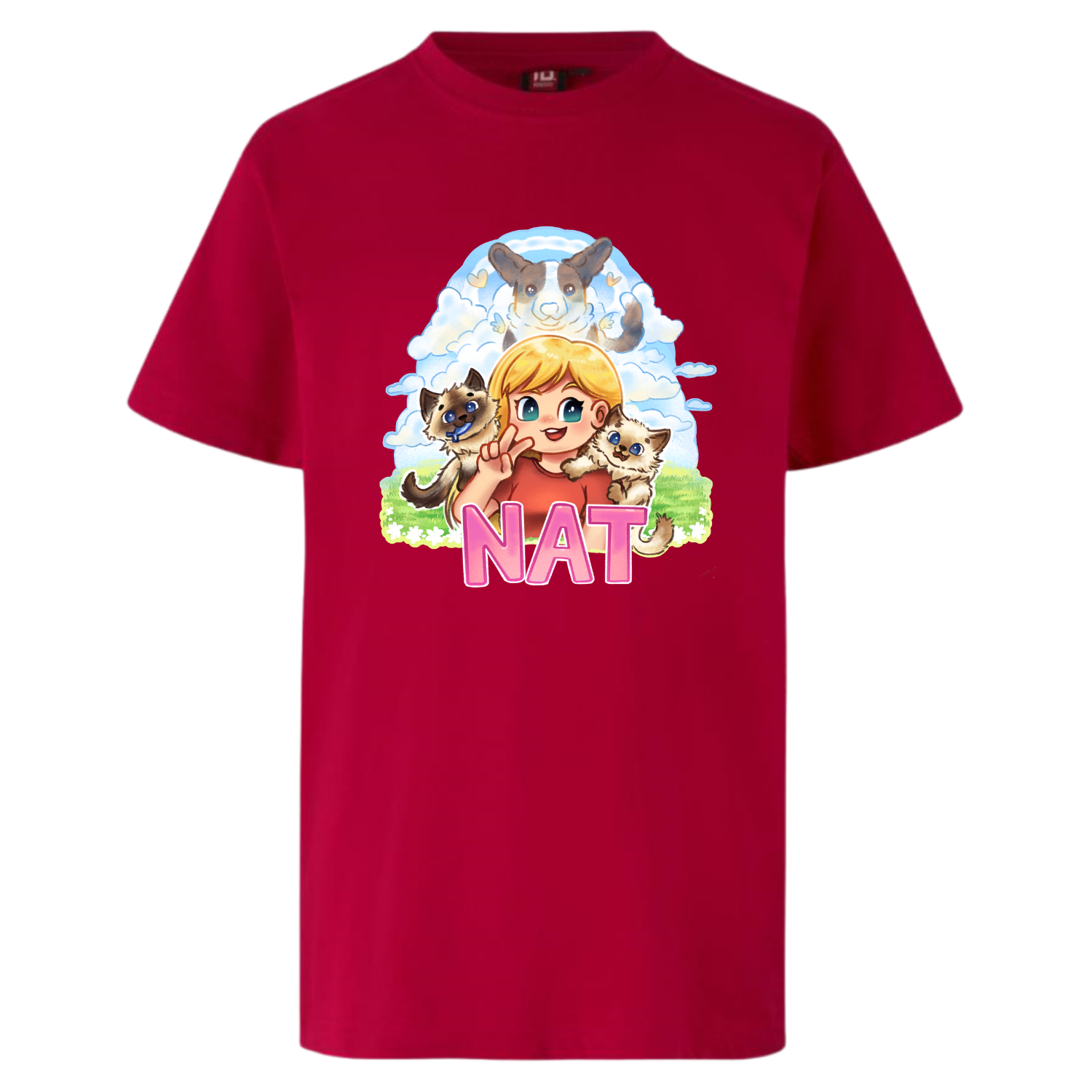Nat Kæledyr Tee -shirt Geekd Dk