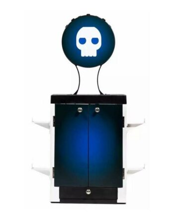 Numskull Ps5 Inspired Blå Og Hvid Gaming Skab