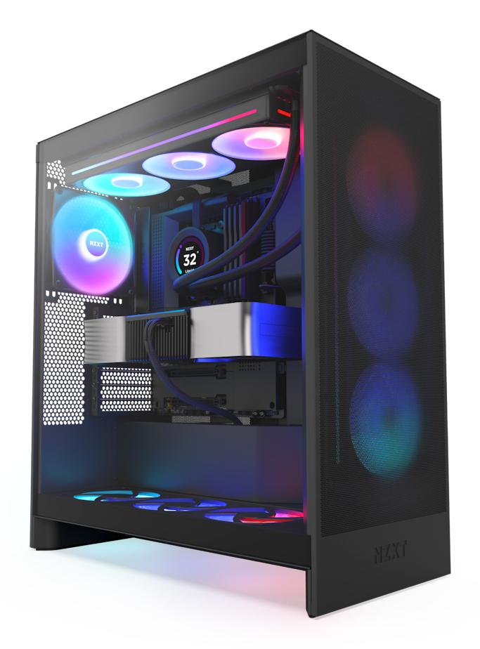 Nzxt Series H7 Flow Rgb Tårn Atx Sort Kabinet Geekd Dk