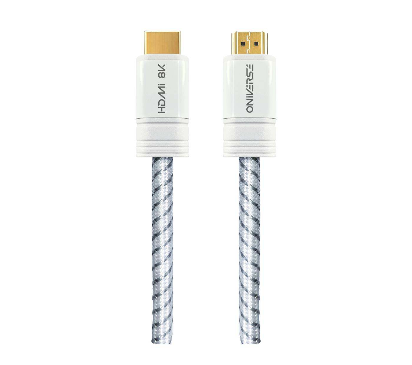 Oniverse 8k Hdmi Cable White Konsol Tilbehør Geekd Dk