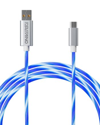 Oniverse Micro Usb Charge Cable With Led    Meters White