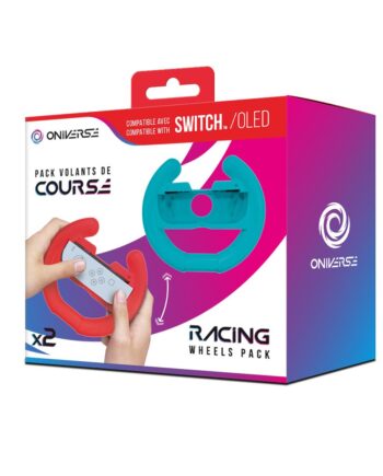 Oniverse Nsw Pack Of   Racing Wheel Controller Holders Blue Red