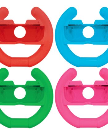 Oniverse Pack Of   Racing Wheel Controller Holders Blue Red Green Pink