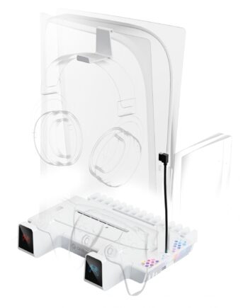 Oniverse Ps5 Nexus   Multifunction Stand For Ps5 White
