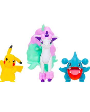 Pokémon Battle Figure   Pack Pikachu  Gible   Ponyta  Pkw4097  Merchandise Geekd Dk