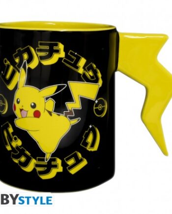 Pokemon Kop 3d Håndtag Pikachu Lightening Bolt Geekd Dk