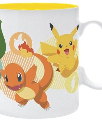 Pokemon Mug Pikachu And Starters 460 Ml Merchandise Geekd Dk