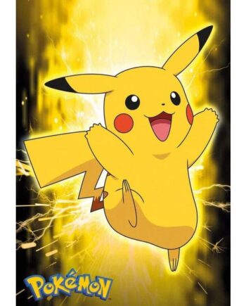 Pokemon Poster Maxi 91 5x61 Pikachu Neon Merchandise Geekd Dk