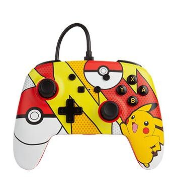 Powera Nintendo Switch Enhanced Kablet Controller Pop Art Geekd Dk