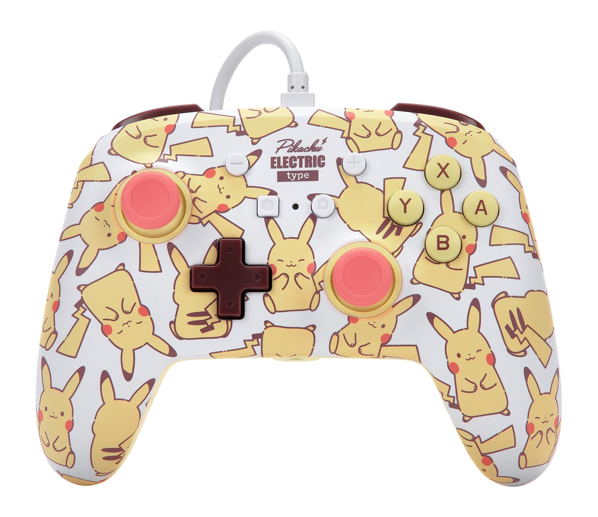 Powera Nsw Enhanced Kablet Controller Pikachu Blush Geekd Dk