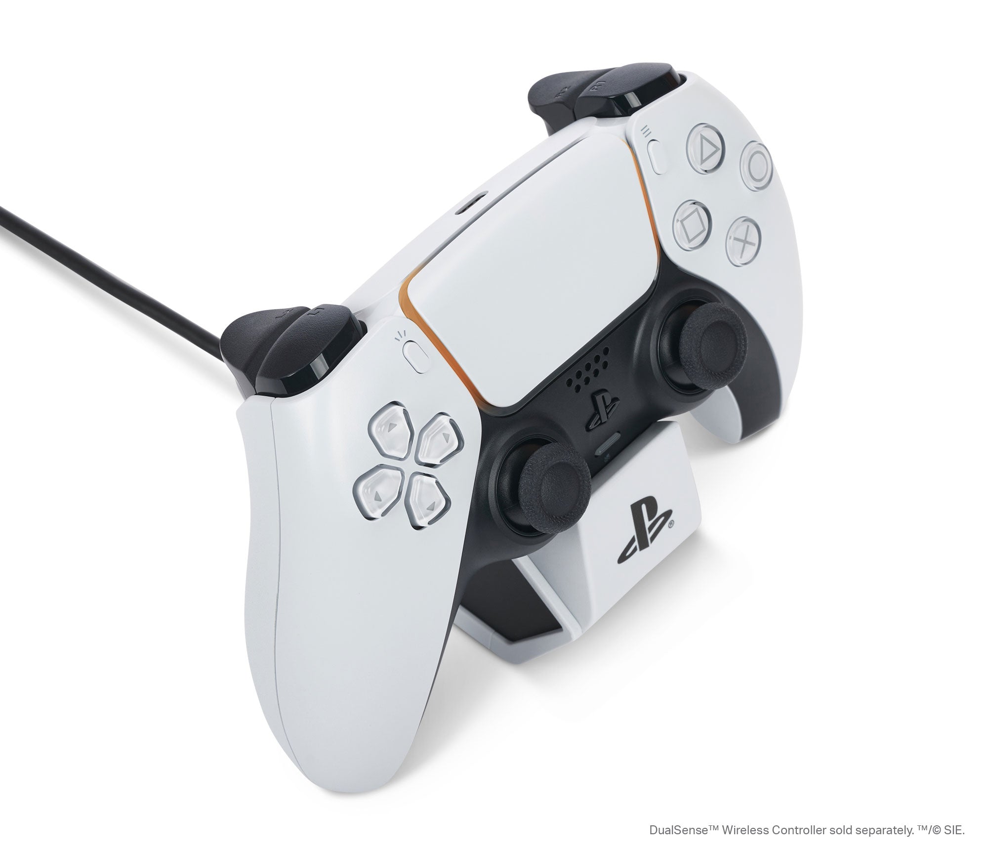 Powera Solo Ladestation Til Ps5 Dualsense Trådløs Controller White Playstation Charging Dock Geekd Dk