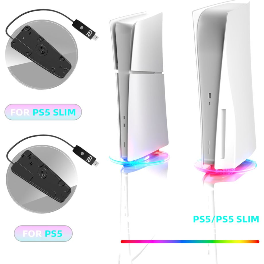Ready2gaming Ps5 Lys Stander Ps5 Tilbehør Geekd Dk
