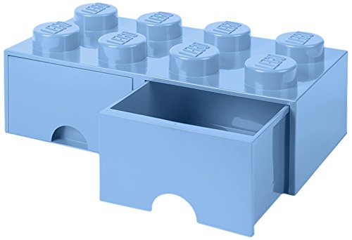 Room Copenhagen Lego Brick Drawer Light Blue Rc40061736 Opbevaringskasse Geekd Dk