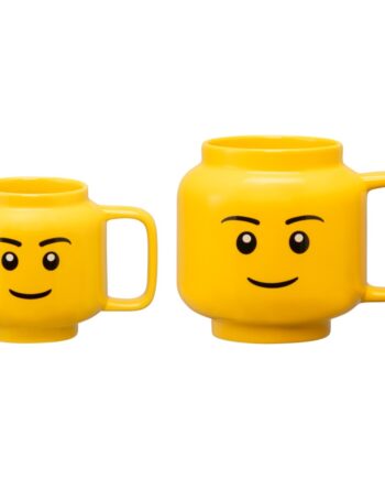 Room Copenhagen Lego Ceramic Mug Boy  Large  Yellow  Kop Geekd Dk