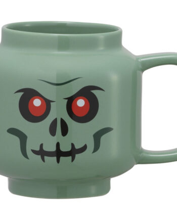 Room Copenhagen Lego Ceramic Mug Green Skeleton  Large  Grey-green