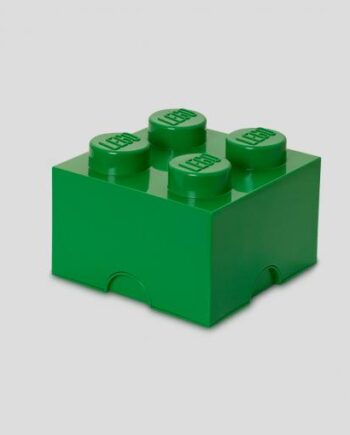 Room Copenhagen Lego Storage Brick   Green Rc40031734 Opbevaringskasse Geekd Dk