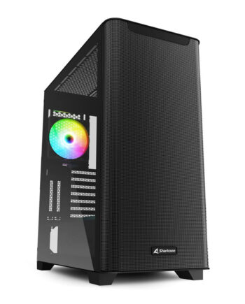 Sharkoon M30 Rgb  Tower Case  Black  Tempered Glass