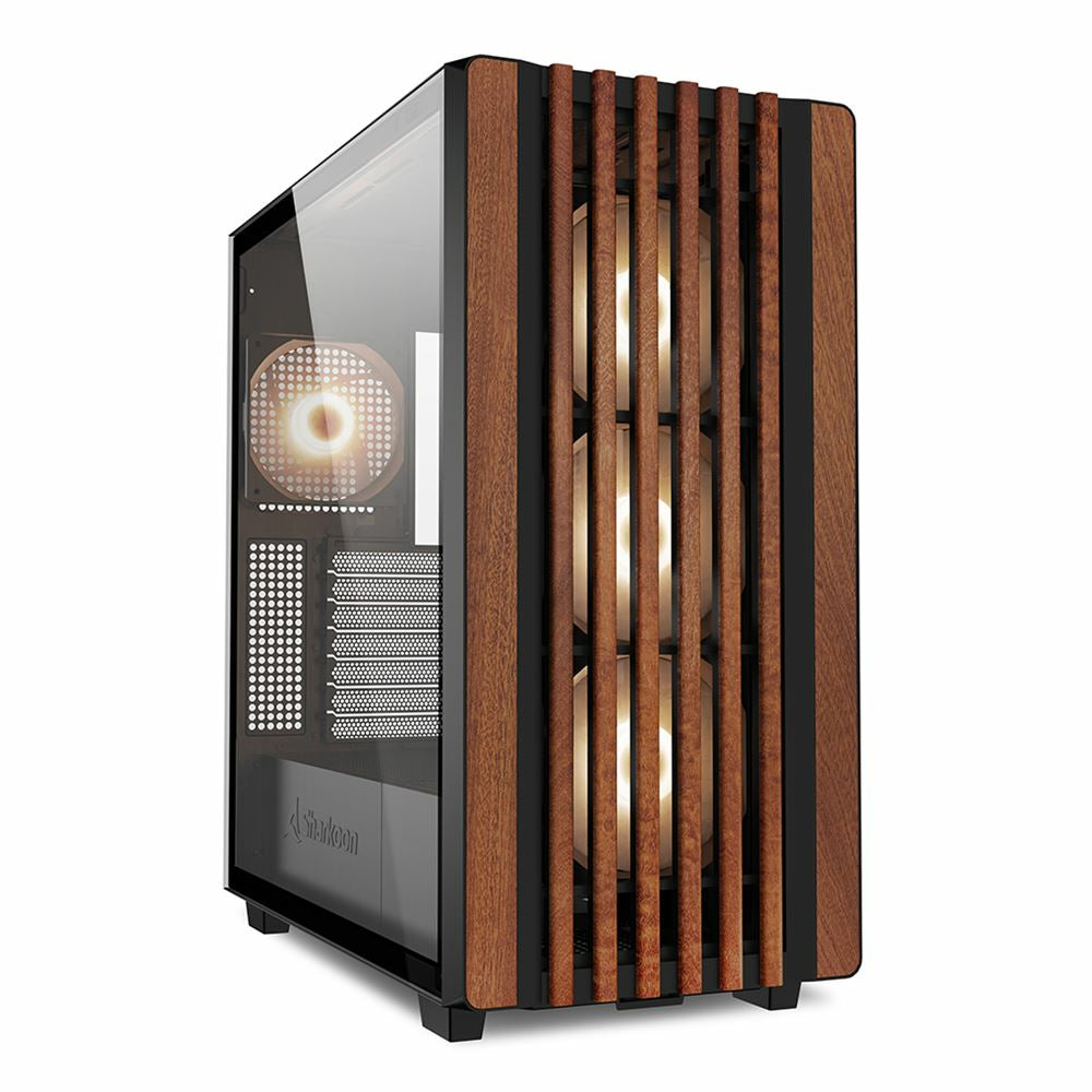 Sharkoon Rebel C70g Rgb Tower Case Black Tempered Glass