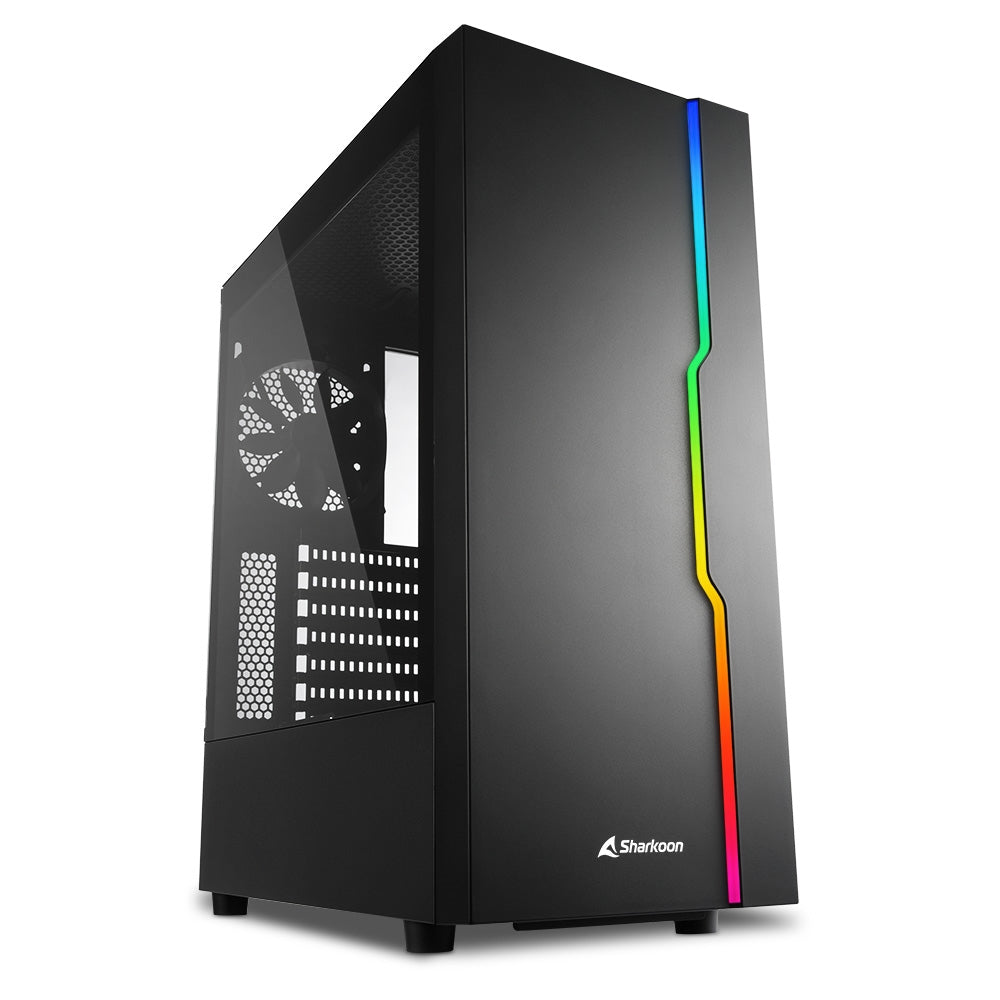 Sharkoon Rgb Slider Tower Case Black
