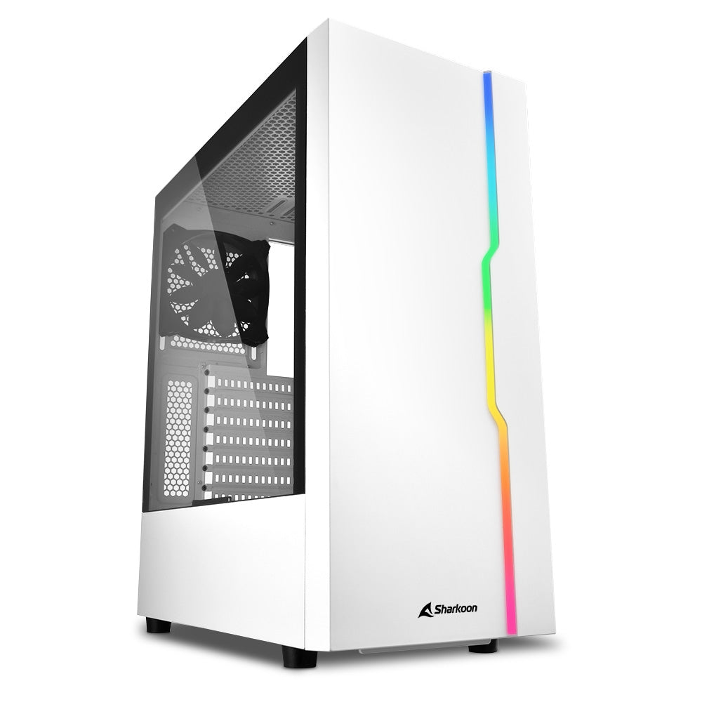 Sharkoon Rgb Slider White Tower Case