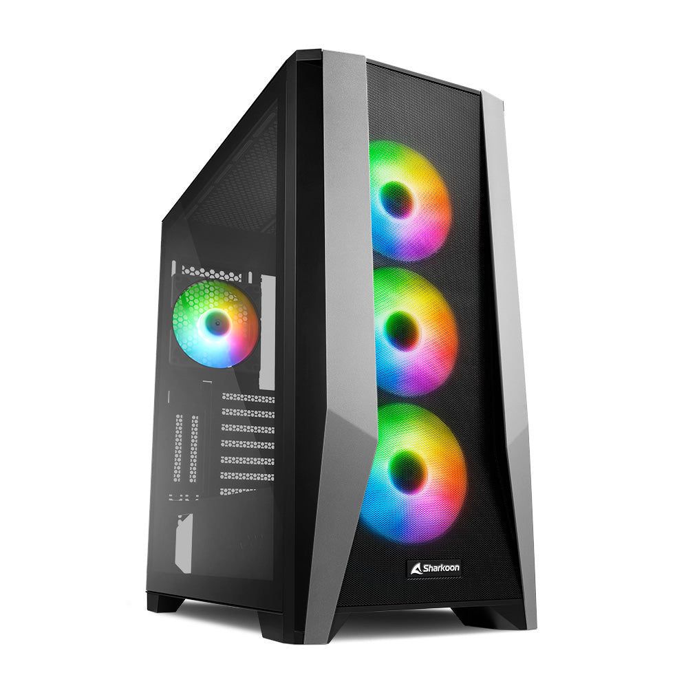 Sharkoon Tg7m Rgb Atx Kabinet Geekd Dk