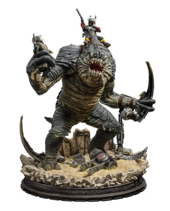 Star Wars Boba Fett   Rancor   Demi Scale   20 Statue Geekd Dk