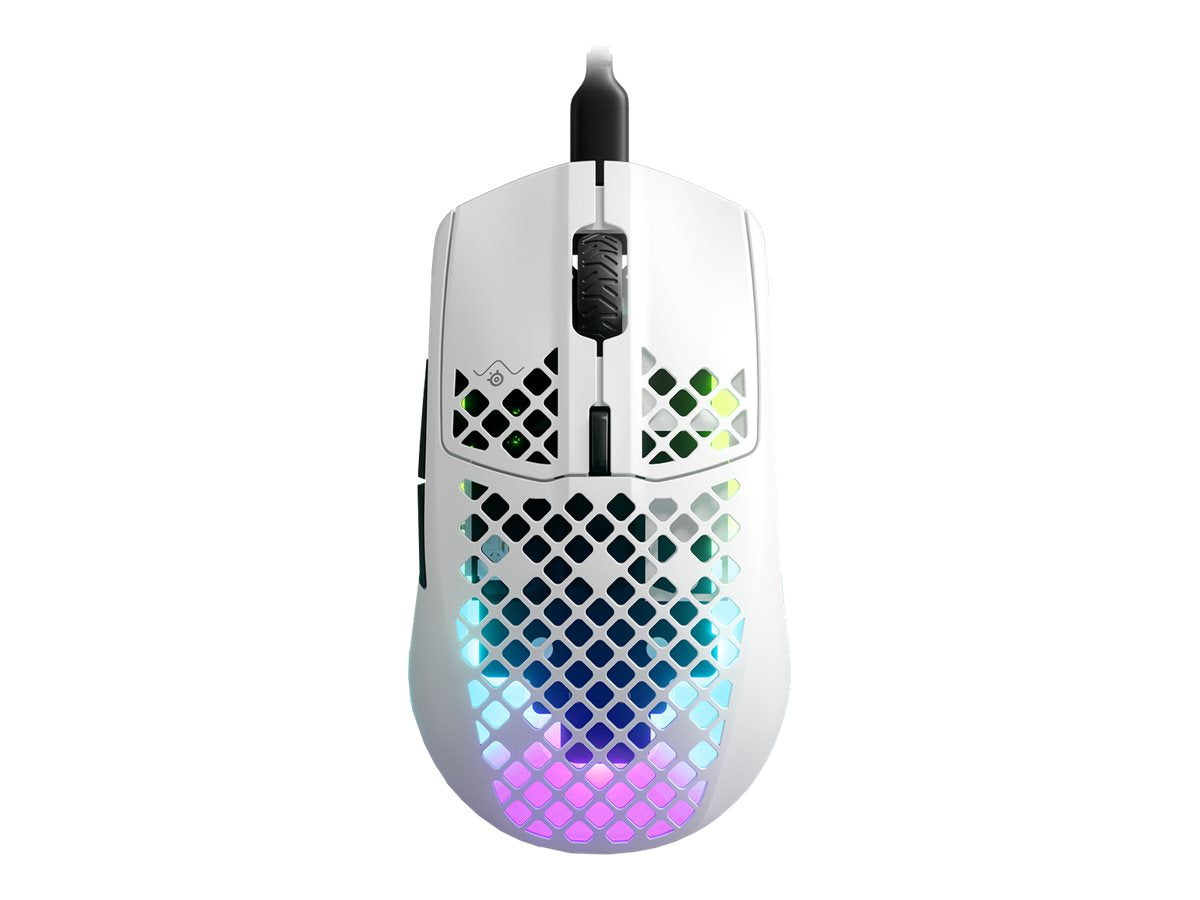 Steelseries Aerox 2022 Edition Optisk Kabling Hvid Mus Geekd Dk