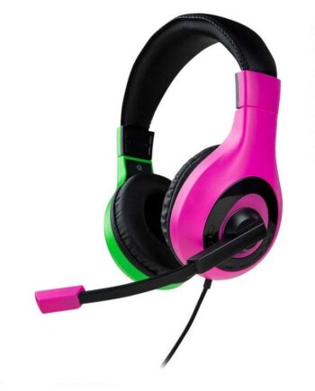 Stereo Gaming Headset V1 Pink Grøn