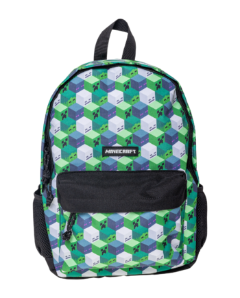 Stor Minecraft Backpack H38   W28   D13 Cm Taske Geekd Dk