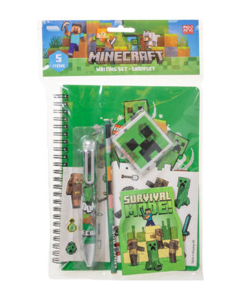 Stor Minecraft Writing Set    Multi-col  Pen  166506128  Skrivesæt Geekd Dk