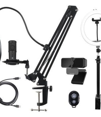 Streaming Kit  Microphone  Webcam  Ring Light Geekd Dk