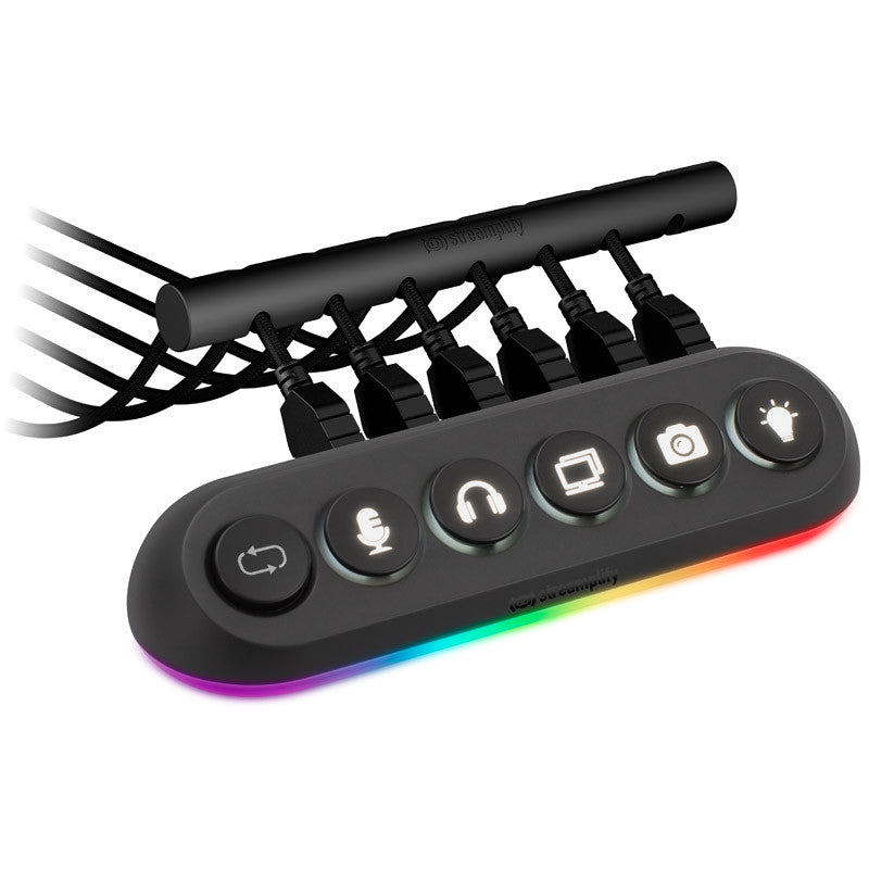 Streamplify Hub Deck Slot Rgb 12v Black