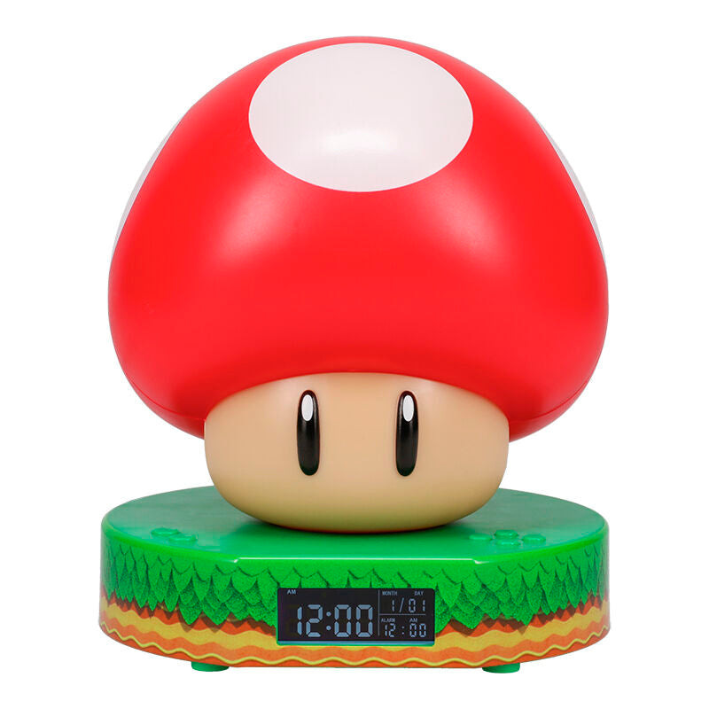 Super Mushroom Digital Alarm Clock Vækkeur Geekd Dk
