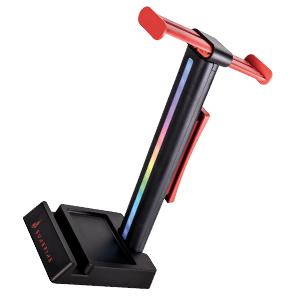 Surefire Vinson N2 Dual Gaming Rgb Mf Headset Stand Sort Headset Stander Geekd Dk