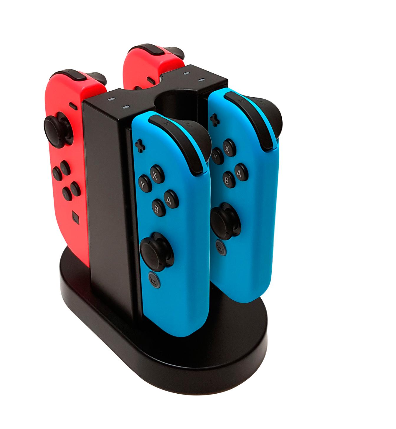 Switch Quad Charger Til Joy-con Konsol Tilbehør Geekd Dk