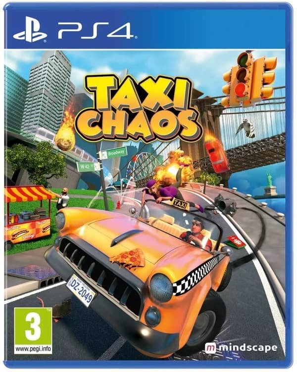 Taxi Chaos Import Playstation Ps4 Spil Geekd Dk