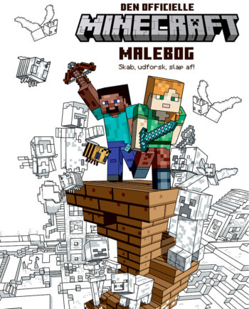The Official Minecraft Coloring Book Malebog Geekd Dk