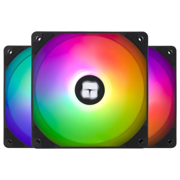 Thermalright Tl-c12c- Argb Black Pack 120mm Fan Kabinet Blæser Geekd Dk