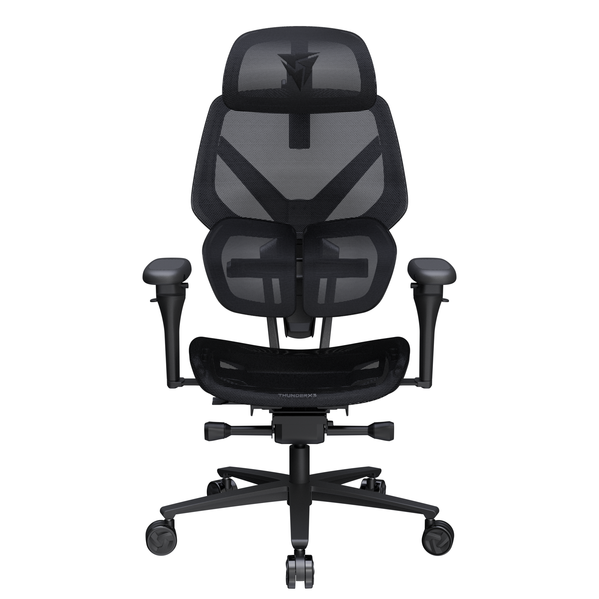 Thunderx3 Flex Pro Mesh Sort Stol Geekd Dk