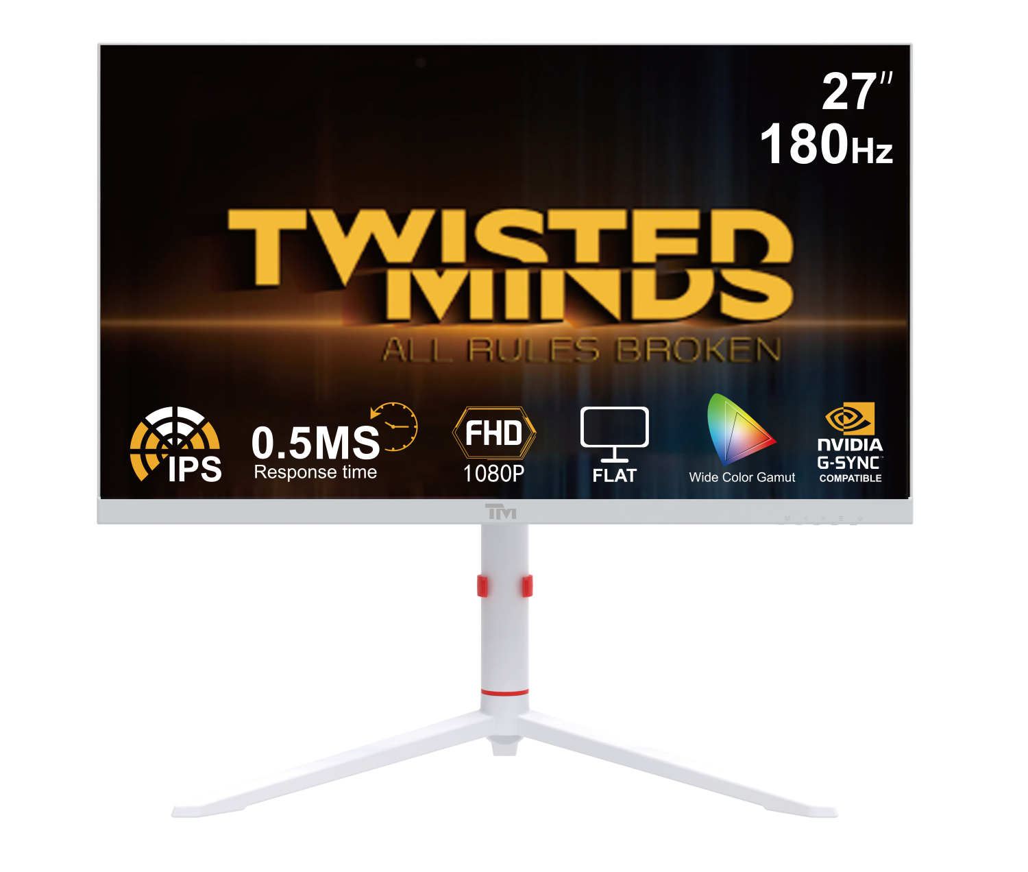 Twisted Minds Artic Pro Series 27 Quot Fhd 180hz White