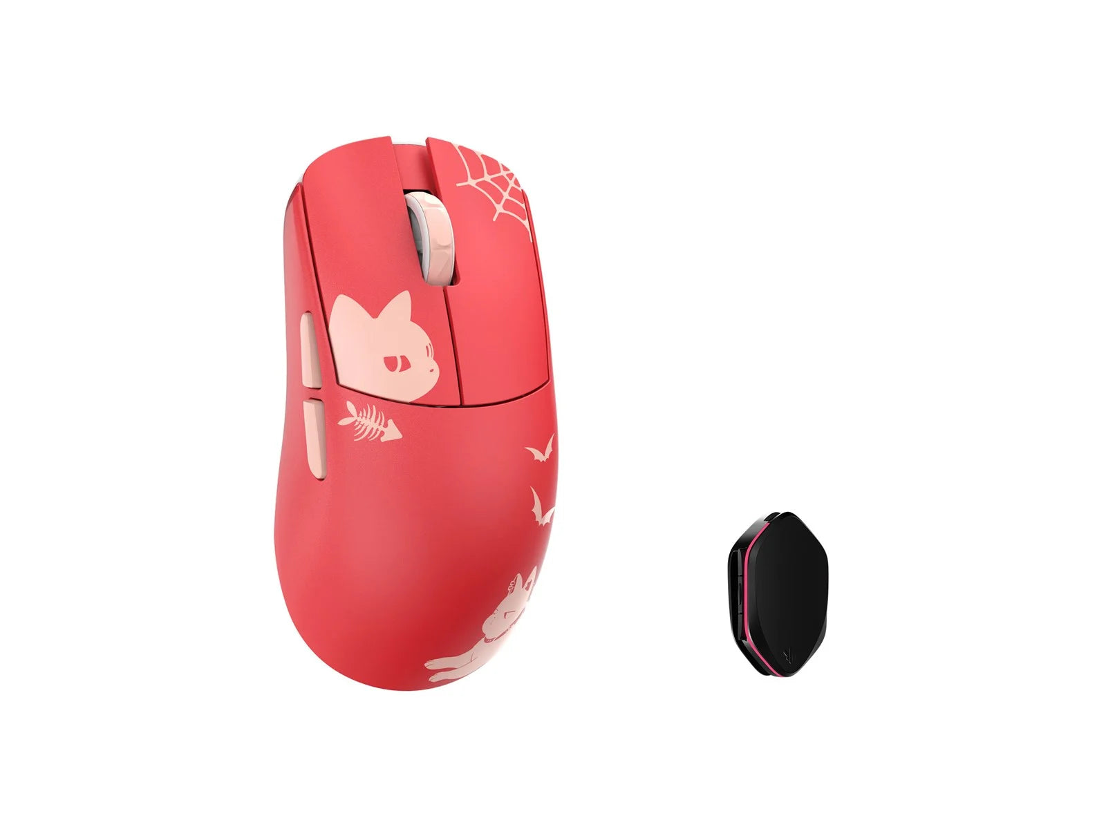 Wlmouse Ying Red Cat Omron Optical Wireless 8k Magnesium Mouse Mus Geekd Dk