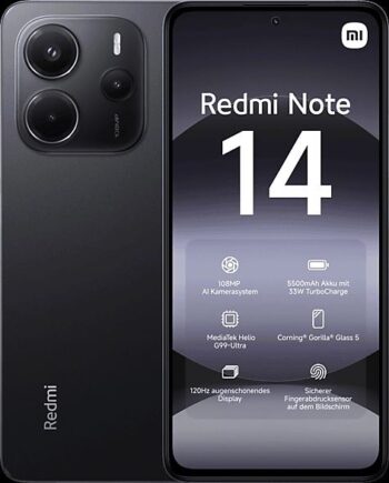 Xiaomi Redmi Note 14 4g  128gb Midnight Black