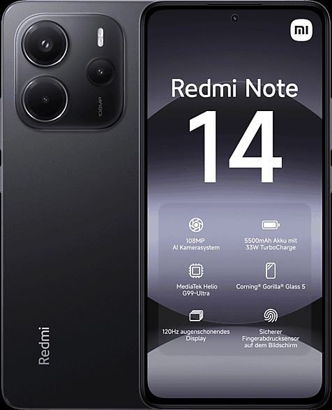 Xiaomi Redmi Note 14 4g 128gb Midnight Black