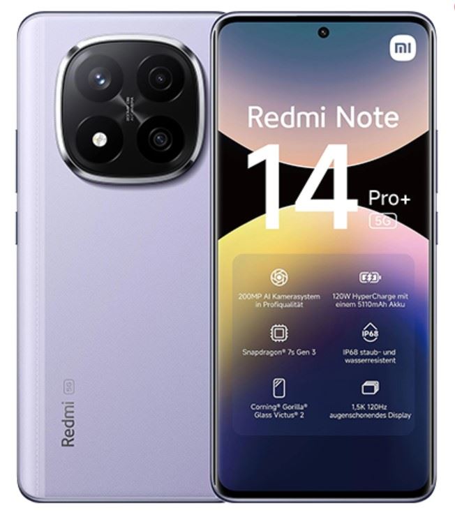 Xiaomi Redmi Note 14 Pro Plus 5g 256gb Lavender Purple