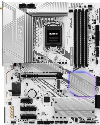 Asrock Z890 Pro Rs Wifi White Motherboard Atx Lga-1851 Intel Z890